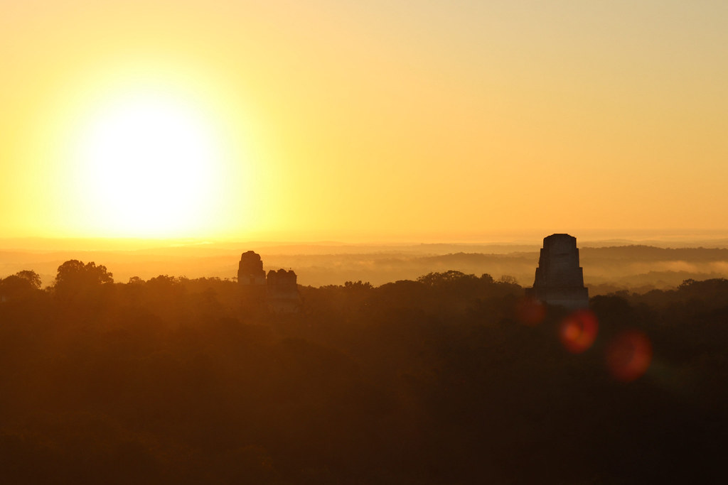 Sunset at Tikal